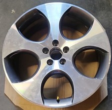 VOLKSWAGEN GOLF MK5 18" MONZA GTI STYLE ALLOY WHEEL RIM 8J GREY POLISHED 5X100