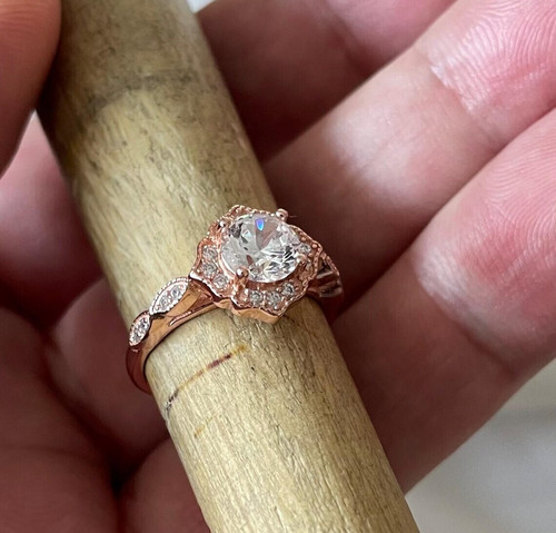 Vintage style art deco ring - art,