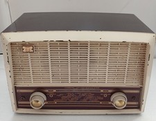 Philips 161U Vintage Valve Bakelite Radio,Working. Ideal for garage, workshop. 