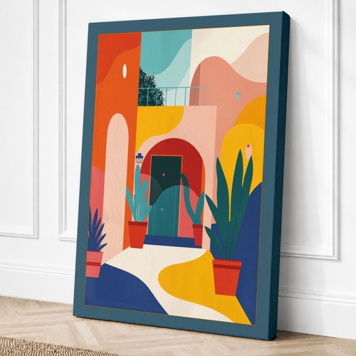 Moroccan courtyard modern - courtyard,