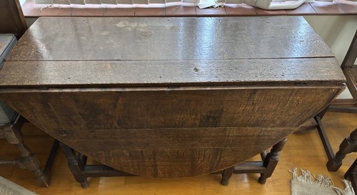 Antique gateleg table - gateleg,