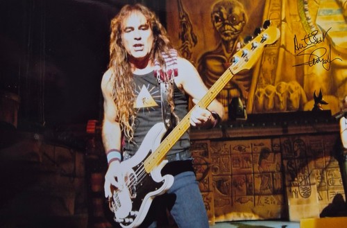Signed steve harris iron - signed,