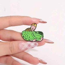 Steve Irwin Crocs Enamel Pin Fun Funny Badge Brooch Small Gift Idea