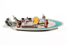 Steam boat tin toy - boat,