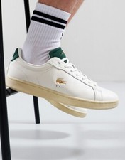 Lacoste shoes mens Carnaby Pro Leather Sneaker Off White UK 7 EU40.5