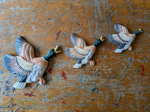 Vintage flying duck - vintage,