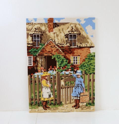 Vintage tapestry completed - vintage,