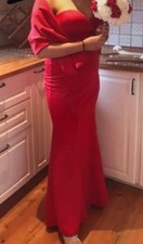 Evita London Red Corset Dress