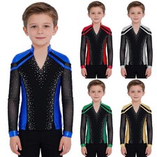 UK Boys Shiny Rhinestone Long