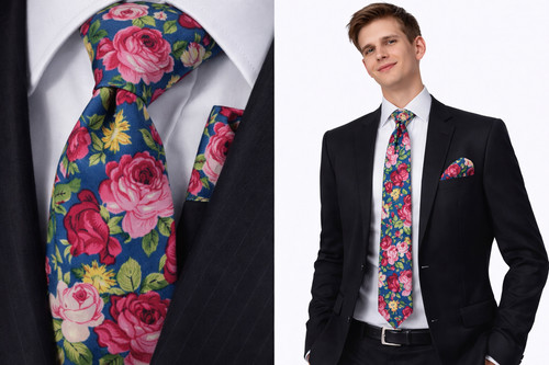 Cotton men tie - cotton,