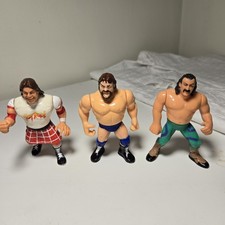 WWF Hasbro Figure lot of 3