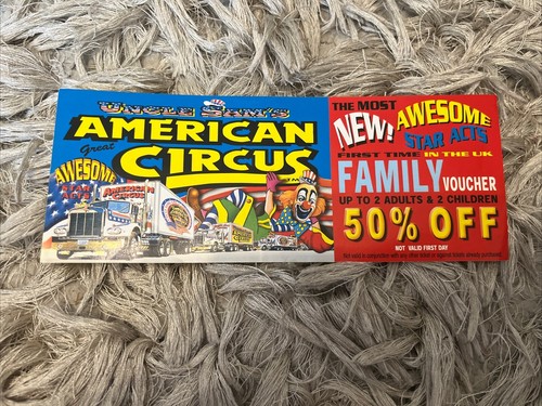 American circus voucher - american,