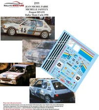 DECALS 1/43 REF 2111 PEUGEOT