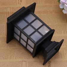 2 Pcs Black Gate Post Light