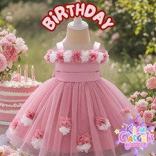 LUXURY FLOWER GIRL DRESS