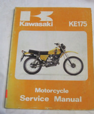 79-80 Kawasaki KE175 Original Motorcycle Service Manual 99924-1020-02 SM107