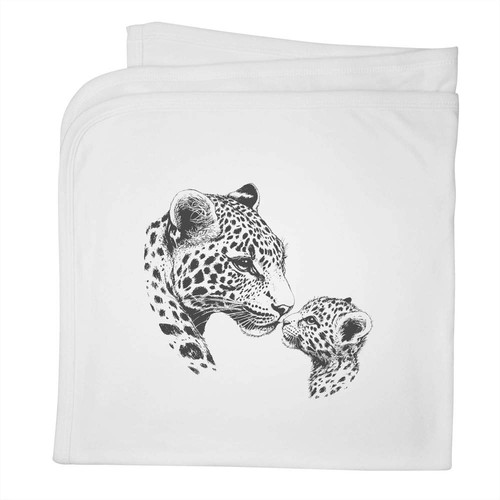 Leopard mother with - mother, cub'