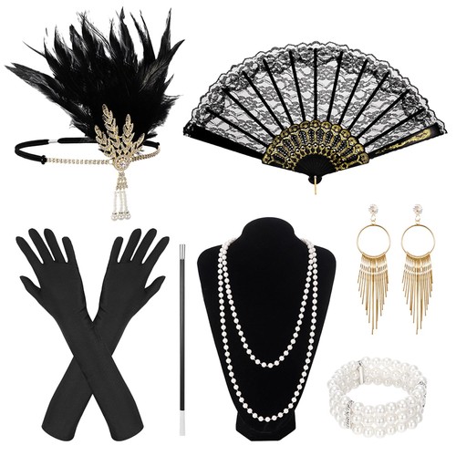 9pcs 1920s great gatsby - great,