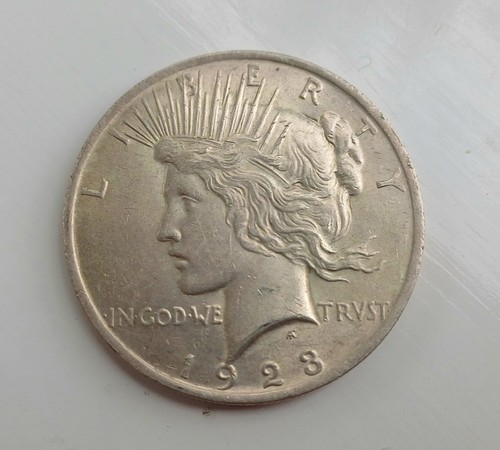 1923 peace dollar - 1923, silver