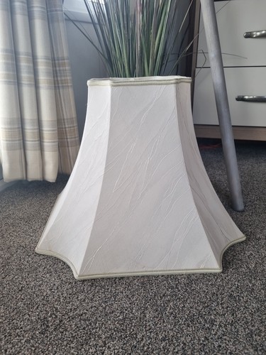 Large cream lamp - cream, shade