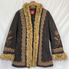 Penny Lane Embroidered Suede