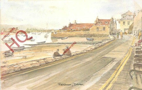 Picture postcard topsham the - postcard>,