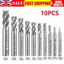 10pcs flute hss - 10pcs, mill