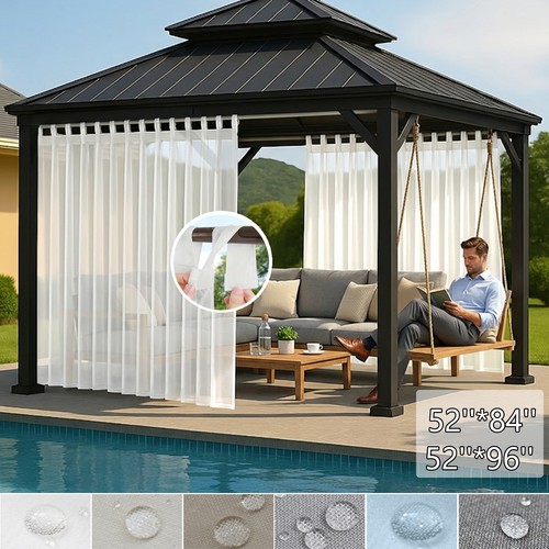 Outdoor sheer curtains - outdoor,