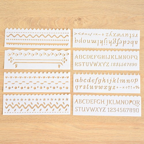 Pcs lace ruler - pcs, template