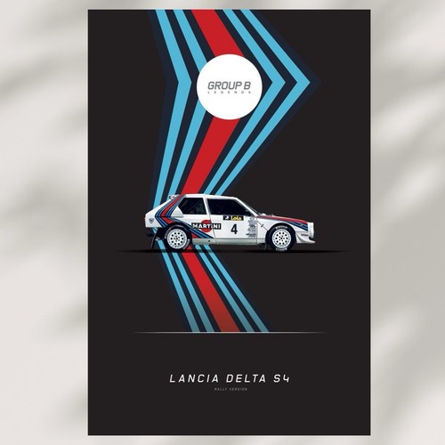 Lancia delta martini rally - rally, car