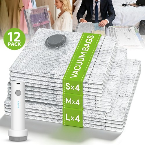 Reusable vacuum storage bags - reusable,
