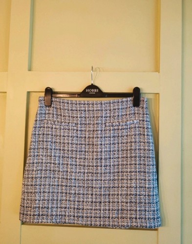 Tweed boucle check a line - check, a-line