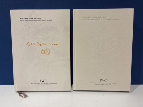 Iwc hardback catalogues - iwc,