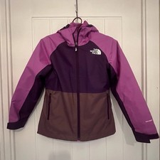 The North Face Purple Double Layer Coat - Size Small Girls - Weatherproof