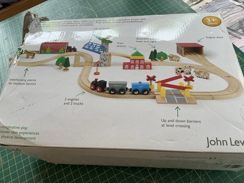Piece wooden train - train, john