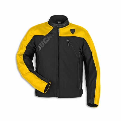 Ducati logo half leather - c1,