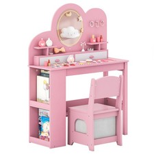 COSTWAY Kids Princess Vanity