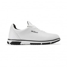 Stuburt Evolve Classic Golf Shoes - White-UK 9,[S]Shoe Width=Medium