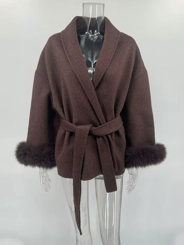 Faux fox fur - s,