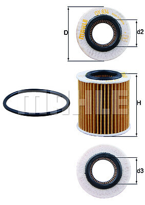 New oil filter for - oil,