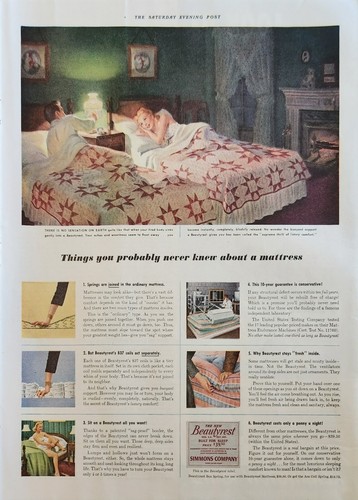 1941 beautyrest mattress - 1941,