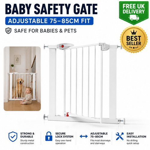 Baby safety gate home - baby, pet