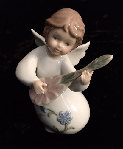 Porcelain angel figurine - porcelain,