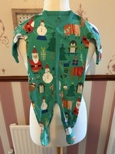 Next Christmas Babygrow Bodysuit Size 0-3 Months New