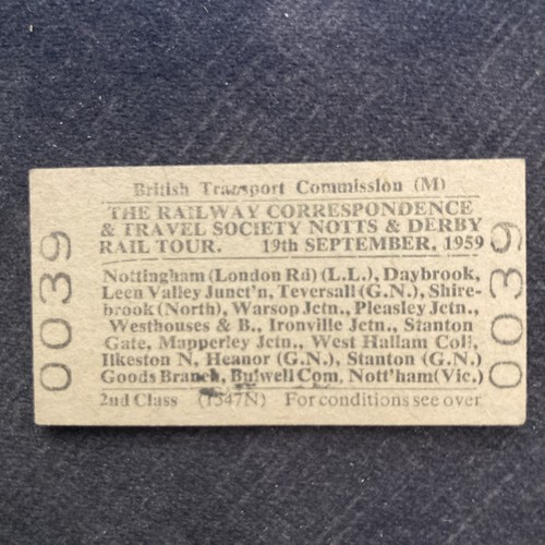 Railway ticket notts - , (.