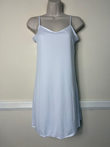White full slip dress - slip,