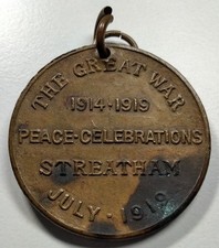 JULY 1919 STREATHAM PEACE