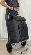 Extra Large Shopping Trolley LightWeight Strong Folding Cart Shopper 2 Wheels*