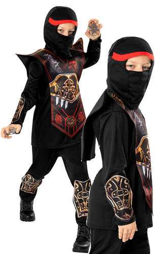 Boys red ninja costume martial - ninja,
