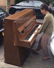 Amazing 60’s  Danemann Upright Acoustic Piano Superb Sound See Video